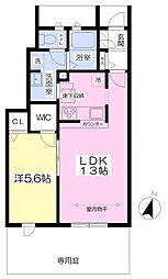 Glanz 1LDKの間取図画像