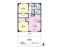 PassageComullada 2LDKの間取図画像