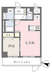 Buhne与野 1LDKの間取図画像