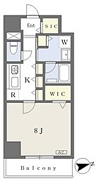 Grand Ladour 1Kの間取図画像