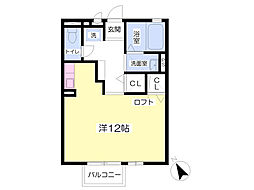 トゥインクル5 ワンルームの間取図画像