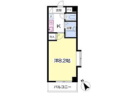 N・Tビル 1Kの間取図画像