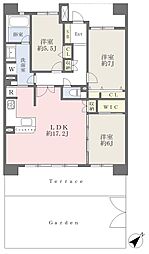 間取図画像 3LDK