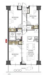 シティ武蔵藤沢 3LDKの間取図画像