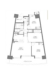 ダイアパレスUアリーナ 3LDKの間取図画像