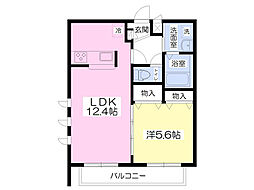 メゾン・ド・シャルマン 1LDKの間取図画像