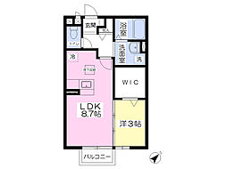 間取図画像 1LDK