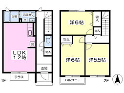 ガーデンプレイスA 3LDKの間取図画像