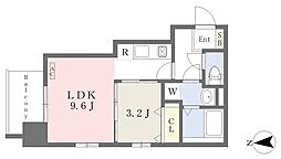 MAYFAIRHONMACHIPREMIUM 1LDKの間取図画像