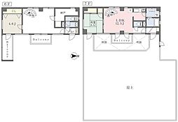 ライトフラッツビル 2SLDKの間取図画像