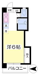 サンベール緑町 ワンルームの間取図画像