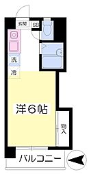 サンベール緑町 ワンルームの間取図画像