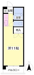 サンハイツ道後 ワンルームの間取図画像