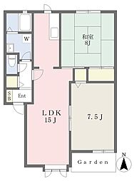 DIAS東山 2LDKの間取図画像