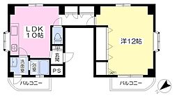 ヴィラアンソレイエ和泉北 1LDKの間取図画像