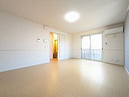 伊予鉄道高浜線 三津駅 徒歩10分の賃貸アパート 1階1LDKのリビング/ダイニング