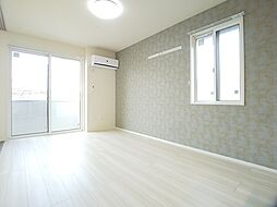 伊予鉄道市駅線 南町駅 徒歩5分の賃貸アパート 1階2LDKのリビング/ダイニング