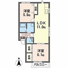物件の間取り