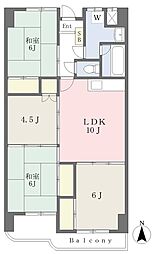 道後プラム,ヒルズ 4LDKの間取図画像