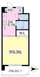フェニックス松末 1DKの間取図画像