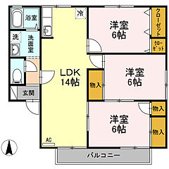 物件の間取り