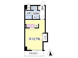 FELICE大手町 ワンルームの間取図画像