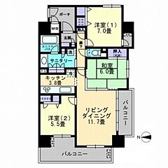 物件の間取り