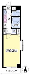 BALUYOT大手町 1Kの間取図画像