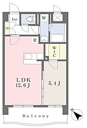 Assolate東光 1LDKの間取図画像