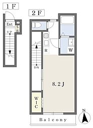 Cheers A ワンルームの間取図画像