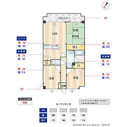 コンダクトヴィレッジ春日南 3LDKの間取図画像
