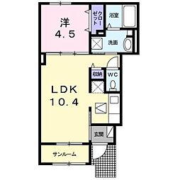 間取図画像 1LDK