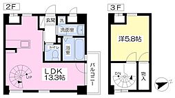 ESPRIT医大通り 1LDKの間取図画像