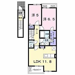 リアルエステート12 2LDKの間取図画像