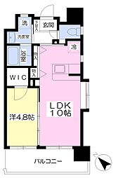 ミーナ原町 1LDKの間取図画像