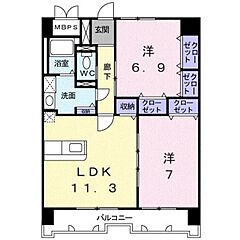 物件の間取り
