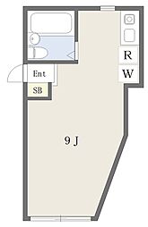 レーヴ豊玉上 ワンルームの間取図画像