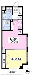クリオ小竹向原2 1LDKの間取図画像
