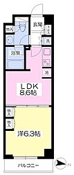 クリオ小竹向原2 1LDKの間取図画像