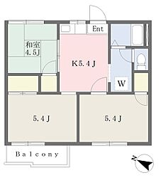 メゾン狩川A 3Kの間取図画像