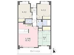スィプレ・M 3LDKの間取図画像