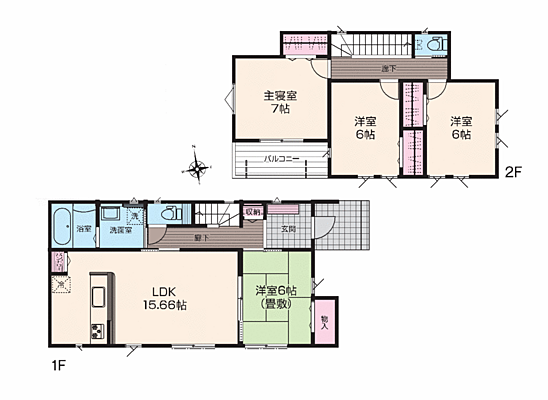間取り 平塚市四之宮中古戸建
