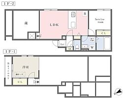 MonteーKula 1SLDKの間取図画像