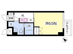 マイスターハウス向島 1Kの間取図画像