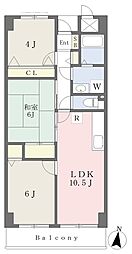 エクセレント今寺 3LDKの間取図画像