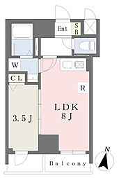 SDグランツ神戸六甲山手 1LDKの間取図画像