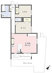 ワコーレヴィアーノ須磨天神町 2LDKの間取図画像