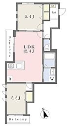 ウィステリアハウス西荻南 2LDKの間取図画像