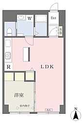 タカノビル 1LDKの間取図画像