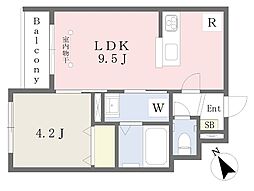 (仮)天沼3丁目計画 1LDKの間取図画像